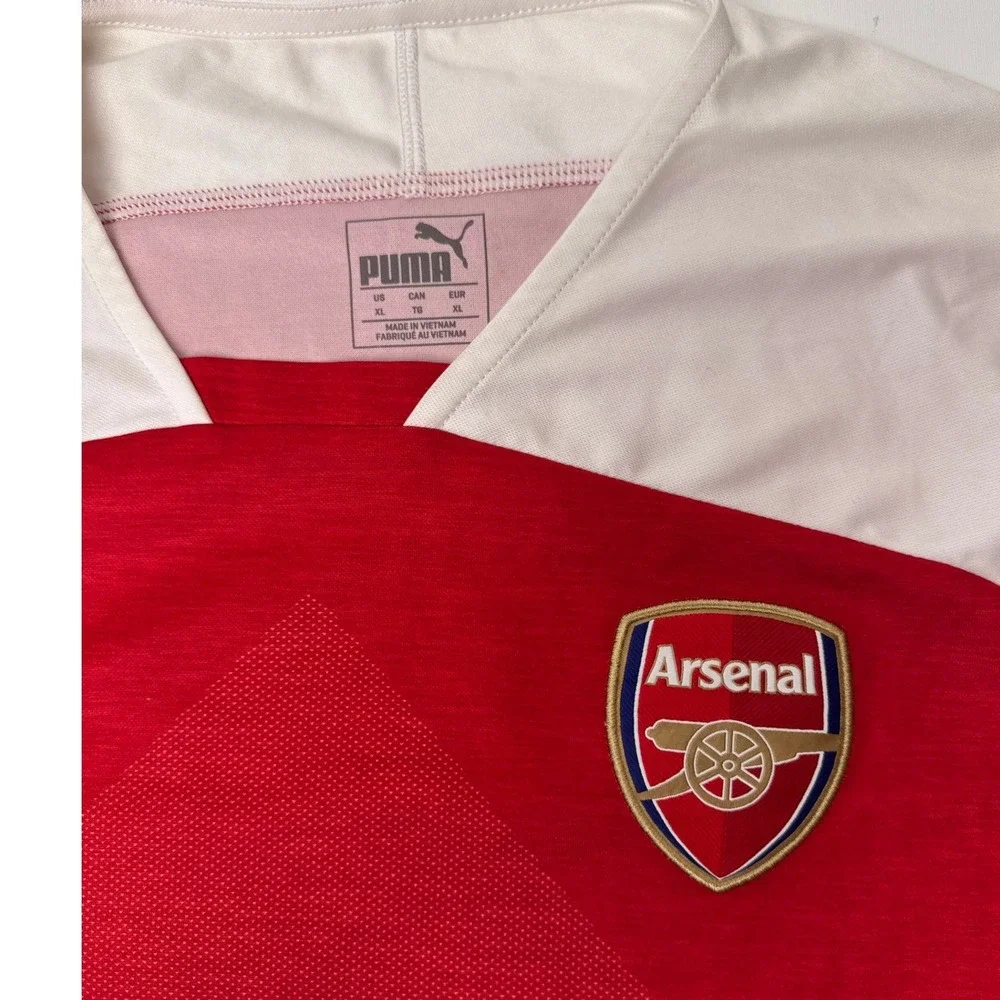 Puma Arsenal FC 2018-19 Home Jersey Red White Mens XL Fly Emirates Soccer Shirt - Picture 4 of 12